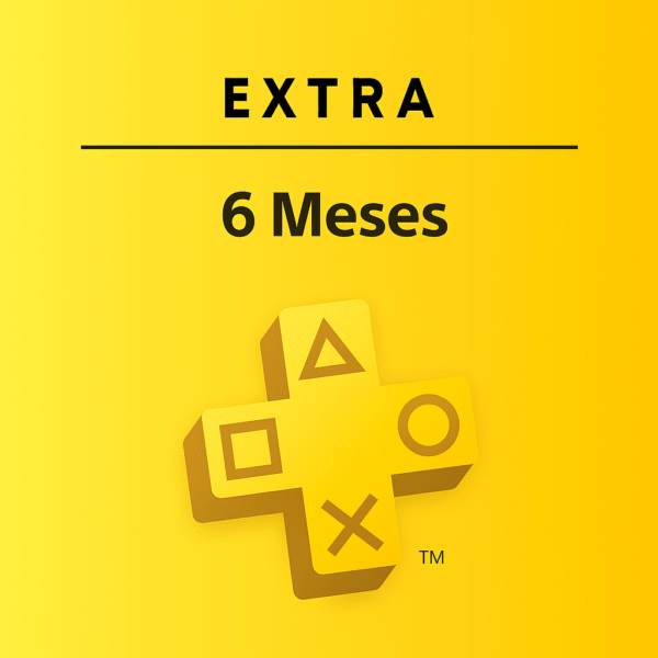 Play Station Plus 6 Meses Extra PS4