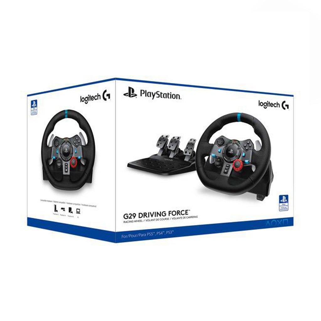 Volante Logitech G29 Driving Force / PS3 / PS4 / PS5 / PC - Negro
