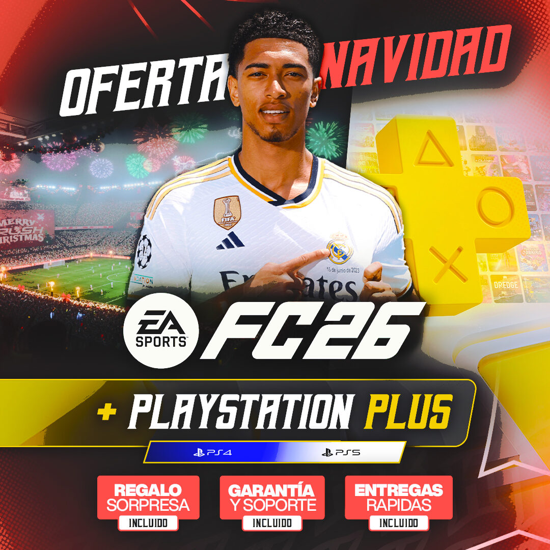 ESPECIAL NAVIDAD -FC 26 Standard Edition + Ps Plus Essential 3 Meses PS4/PS5