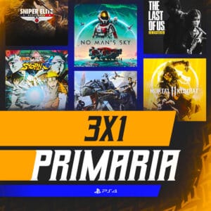 3X1 PS4 - CUENTAS PRIMARIAS PS4