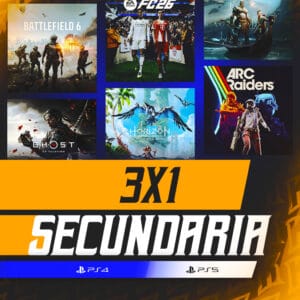 3X1 PS4/PS5 - CUENTAS SECUNDARIAS